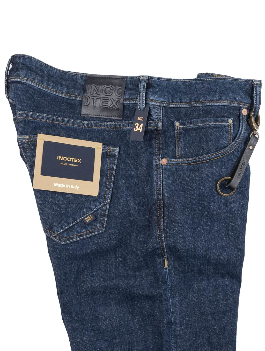 Incotex Blue Cotton Ea Jeans