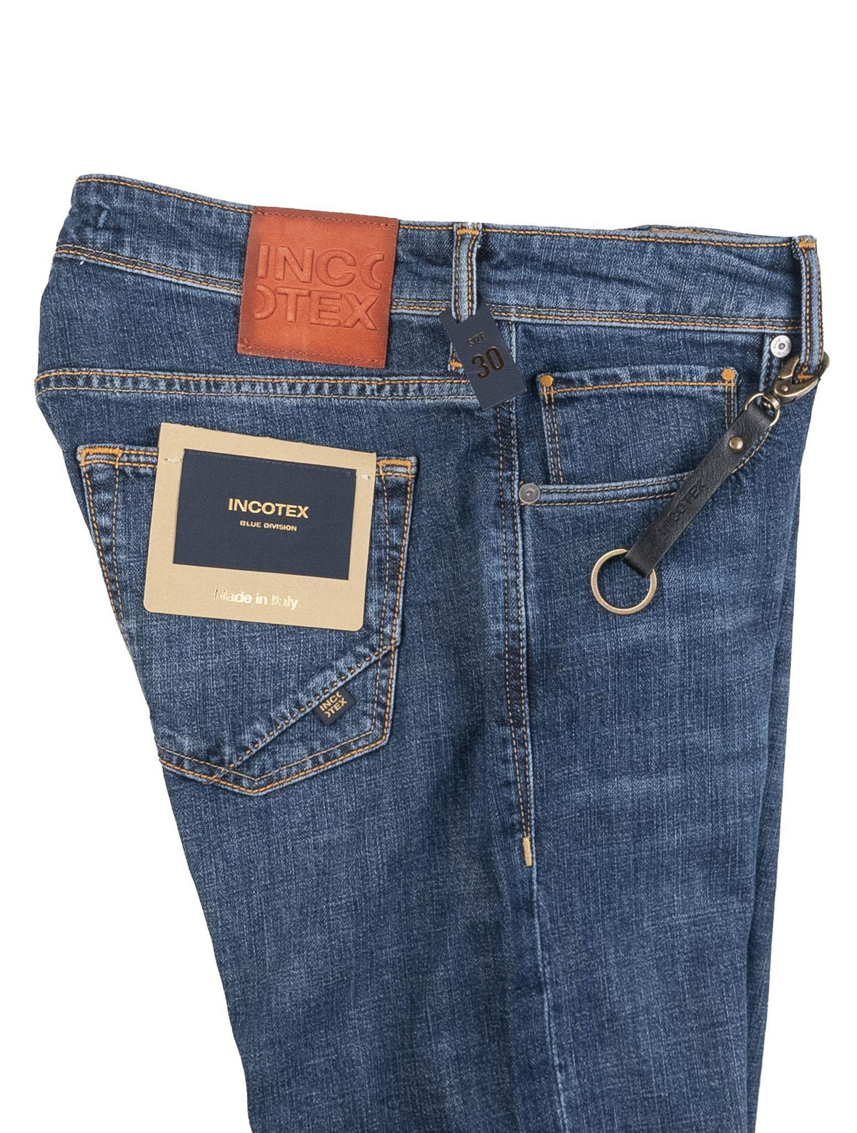 Incotex Blue Cotton Ea Jeans