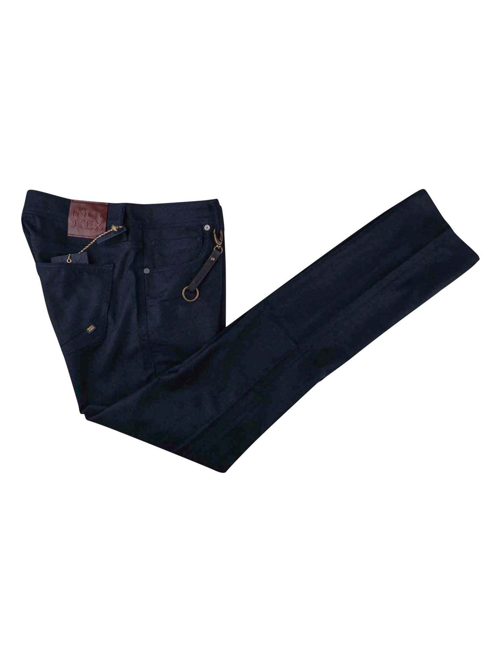 Incotex Dark Blue Virgin Wool Jeans