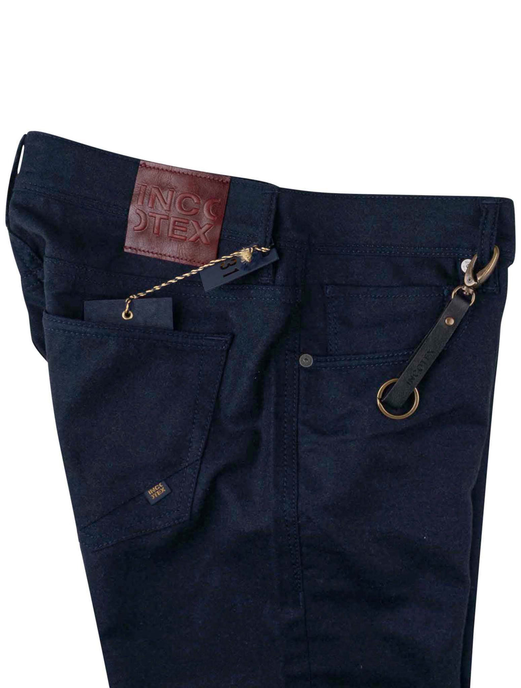 Incotex Dark Blue Virgin Wool Jeans