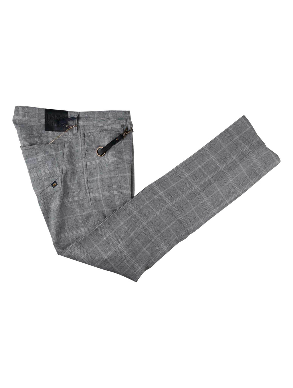 Incotex Gray Virgin Wool Jeans
