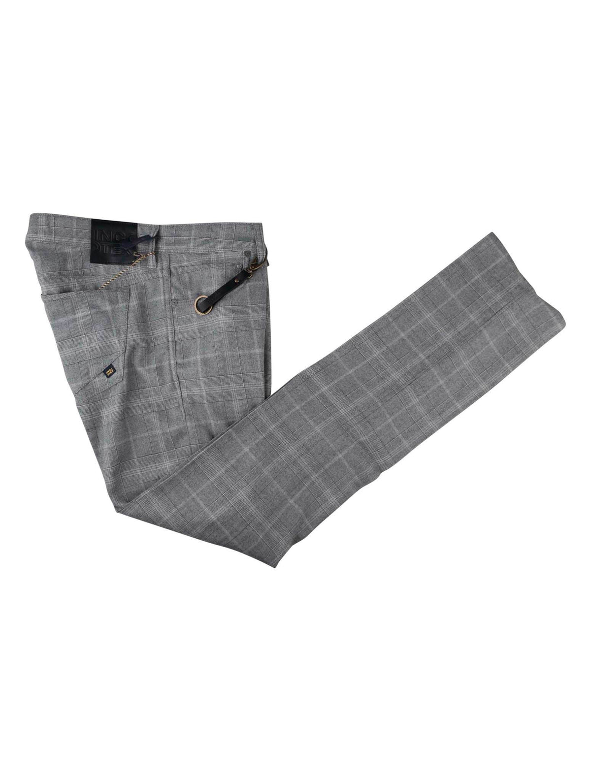 Incotex Gray Virgin Wool Jeans