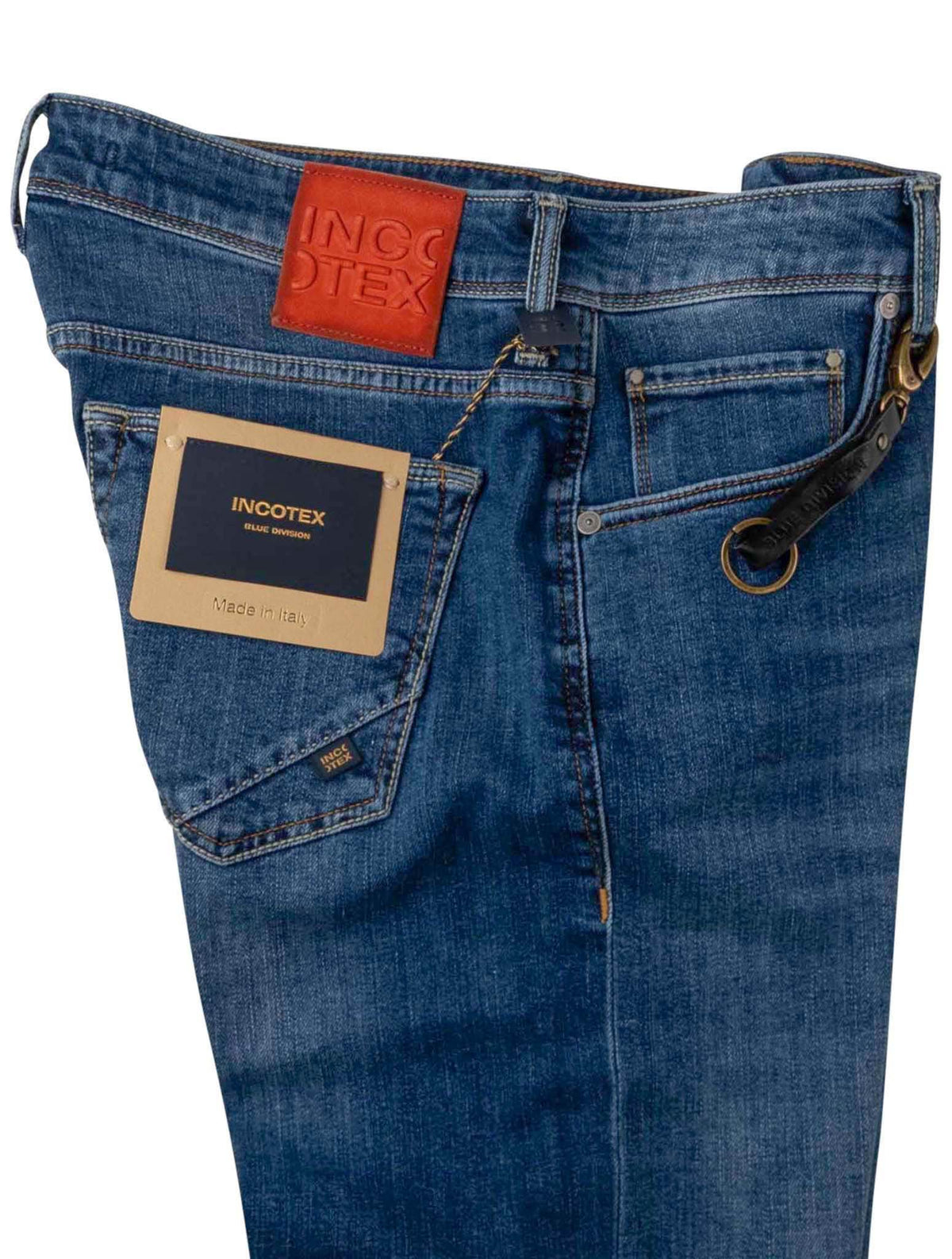 Incotex Blue Cotton Pl Ea Jeans