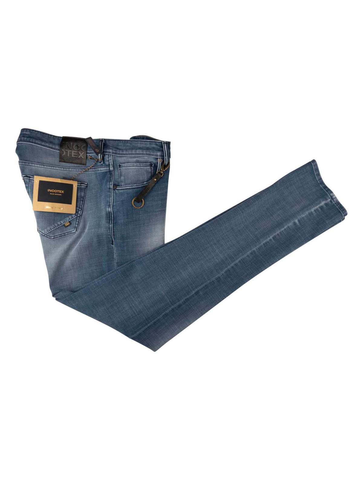 Incotex Blue Cotton Pl Ea Jeans
