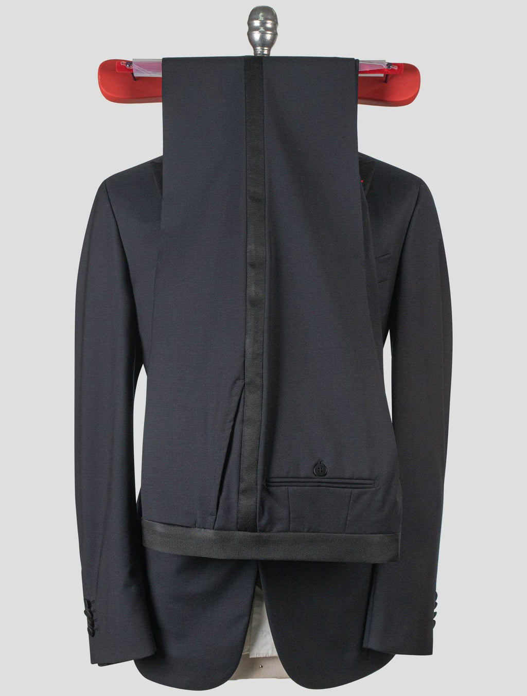 Isaia Blue Wool Tuxedo Suit