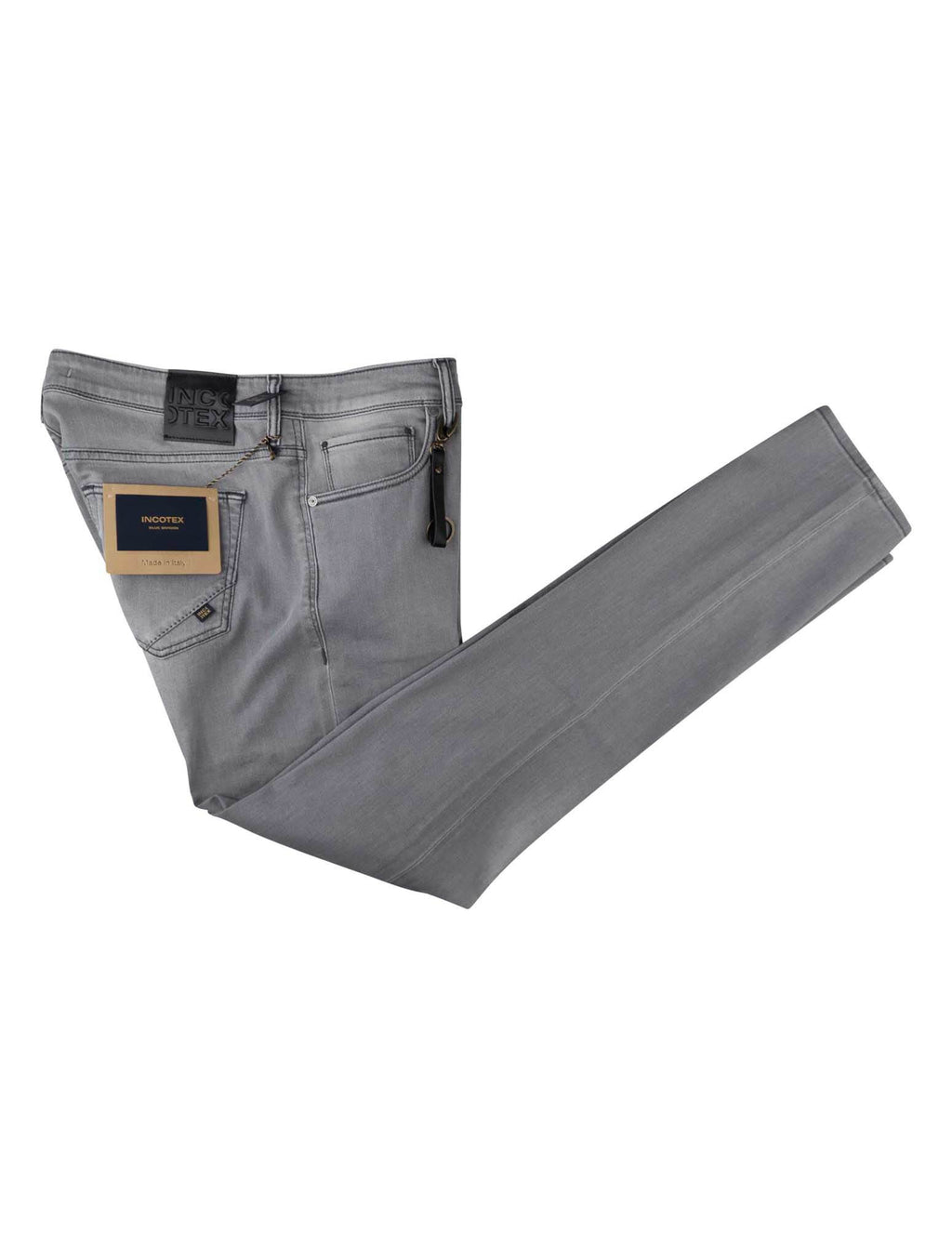 Incotex Gray Cotton Ea Jeans