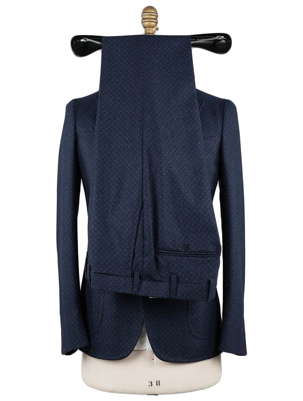 Isaia Blue Wool Suit