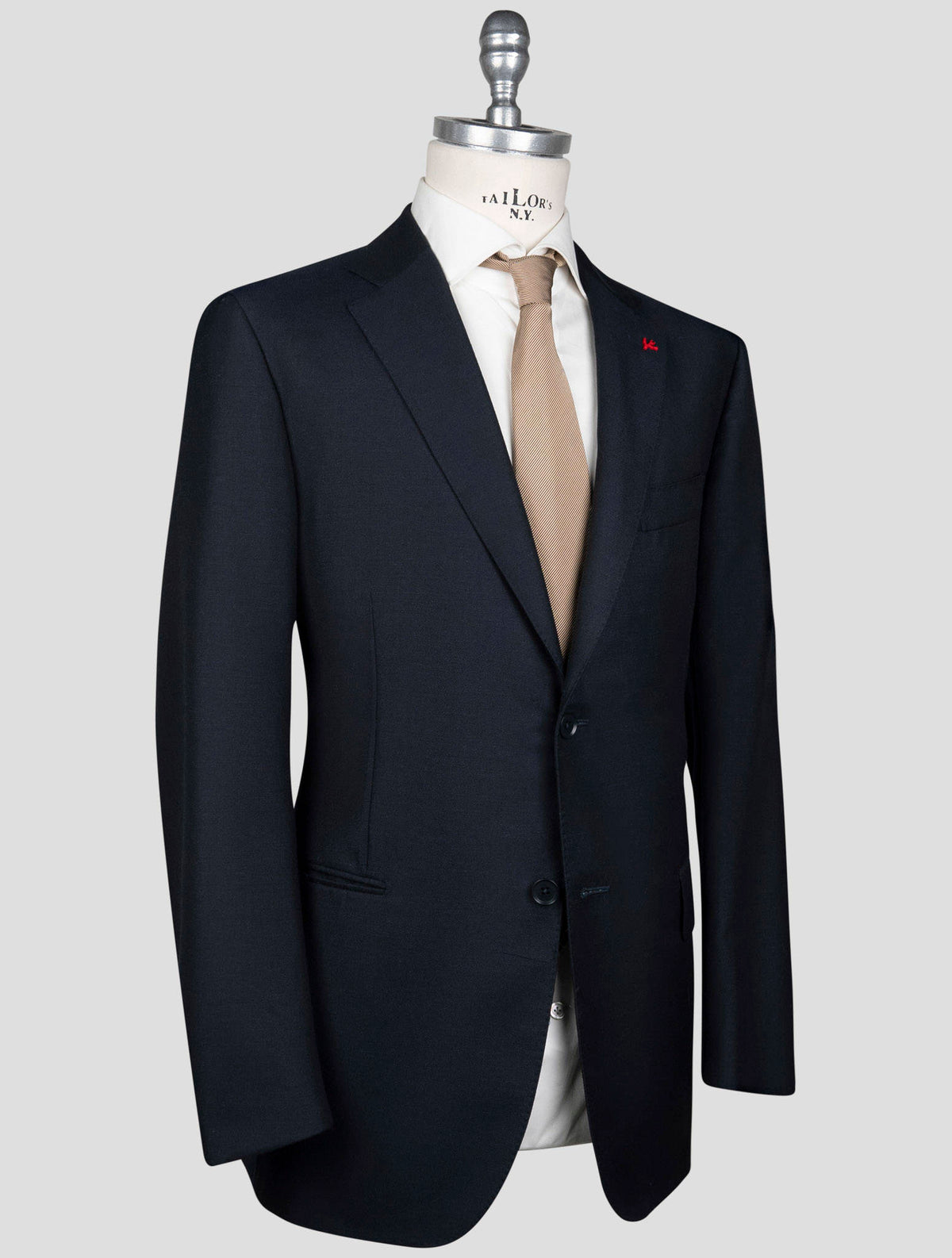 Isaia Isaia Blue Wool Mohair Blazer Blue 001