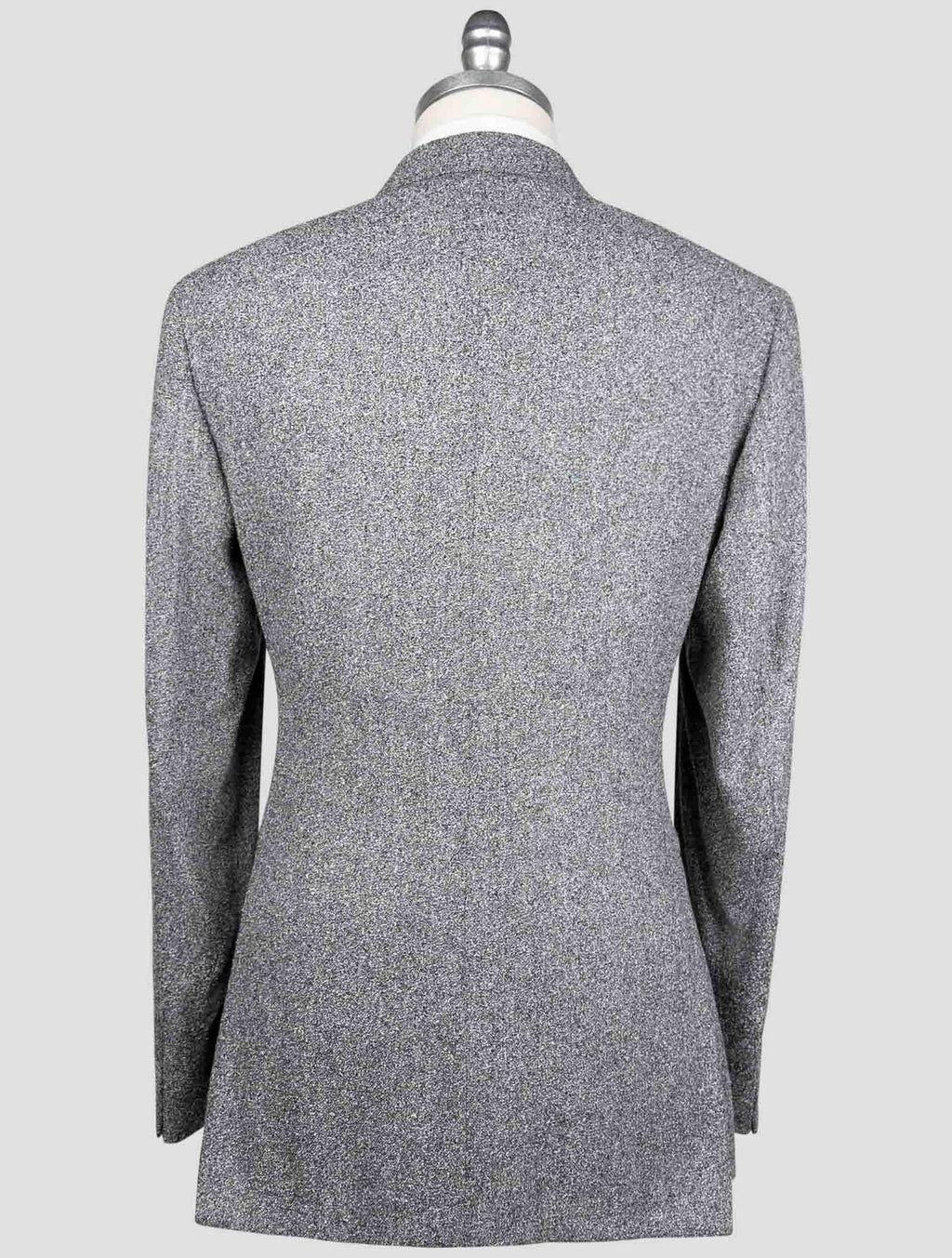 Isaia Gray Wool Viscose Pa Blazer