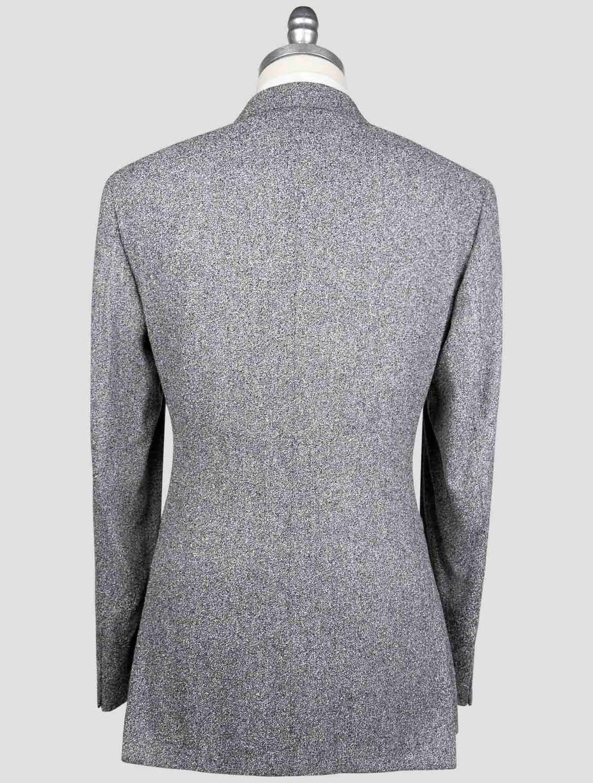 Isaia Gray Wool Viscose Pa Blazer
