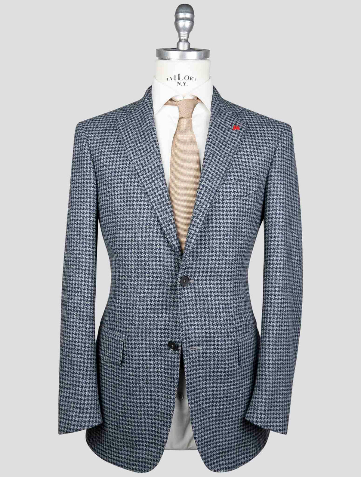 Isaia Isaia Gray Blue Wool Cashmere Blazer Gray / Blue 000