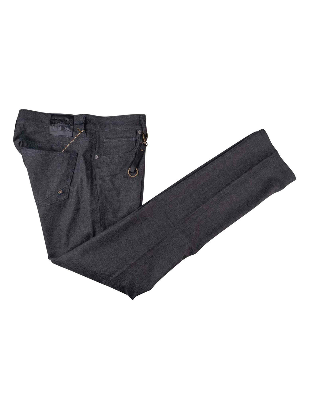 Incotex Gray Virgin Wool Jeans