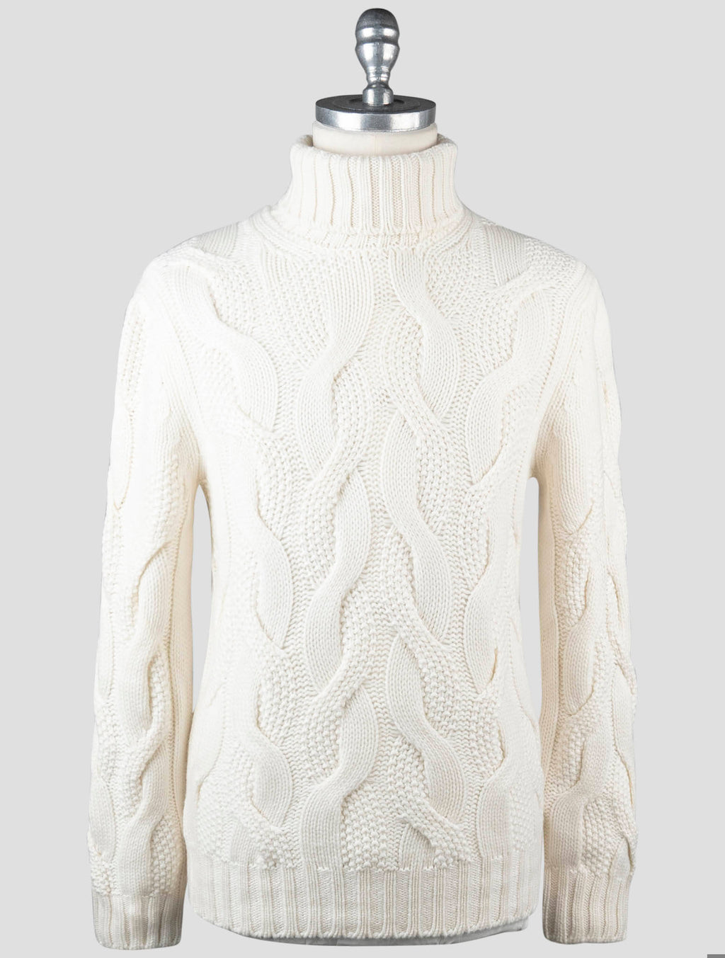 Gran Sasso Gran Sasso White Cashmere Sweater Turtleneck White 000