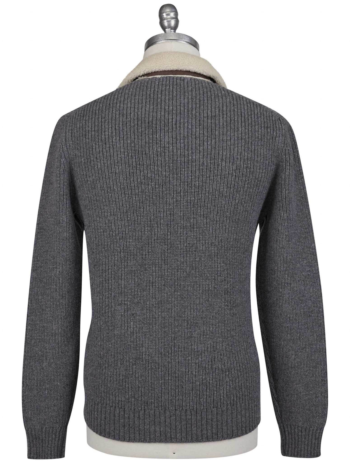 Gran Sasso Gray Virgin Wool Coat