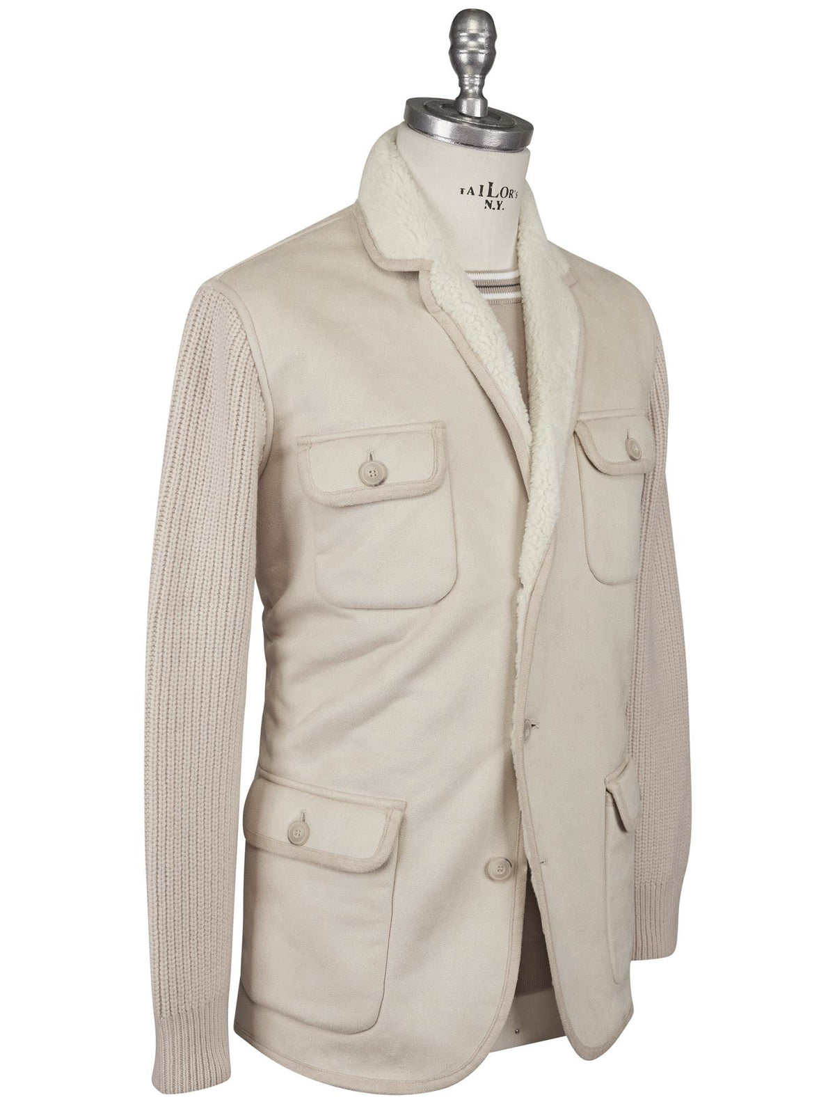 Gran Sasso Gran Sasso Beige Virgin Wool Coat Beige 001
