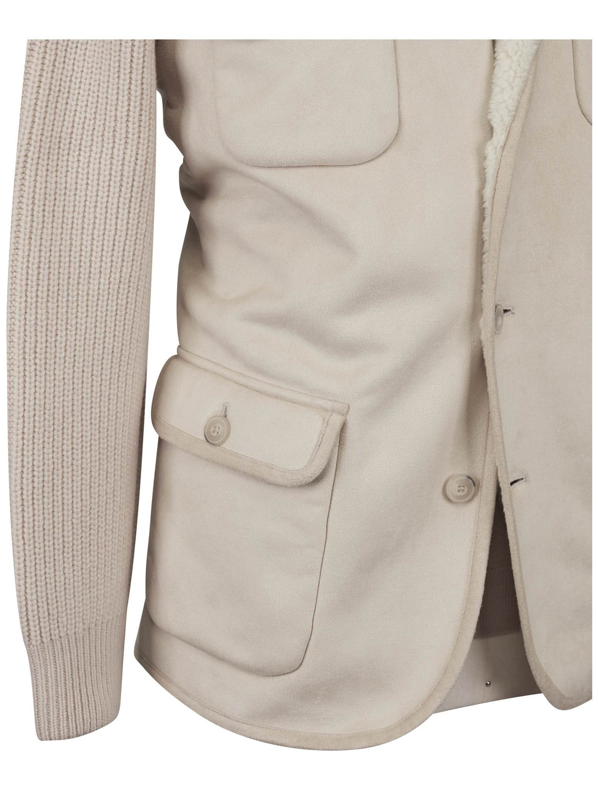 Gran Sasso Beige Virgin Wool Coat