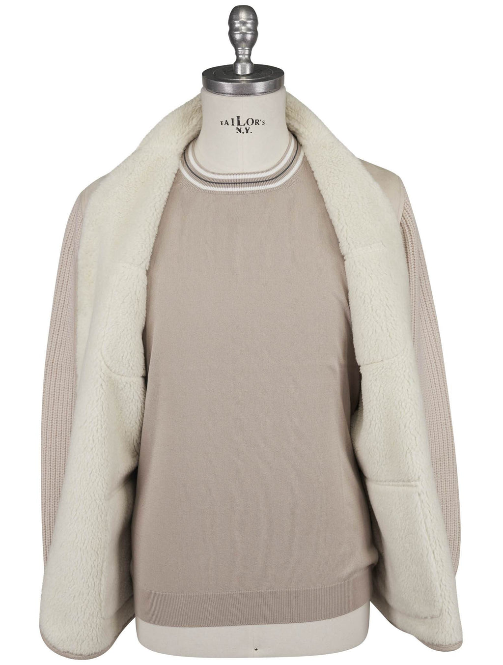 Gran Sasso Beige Virgin Wool Coat