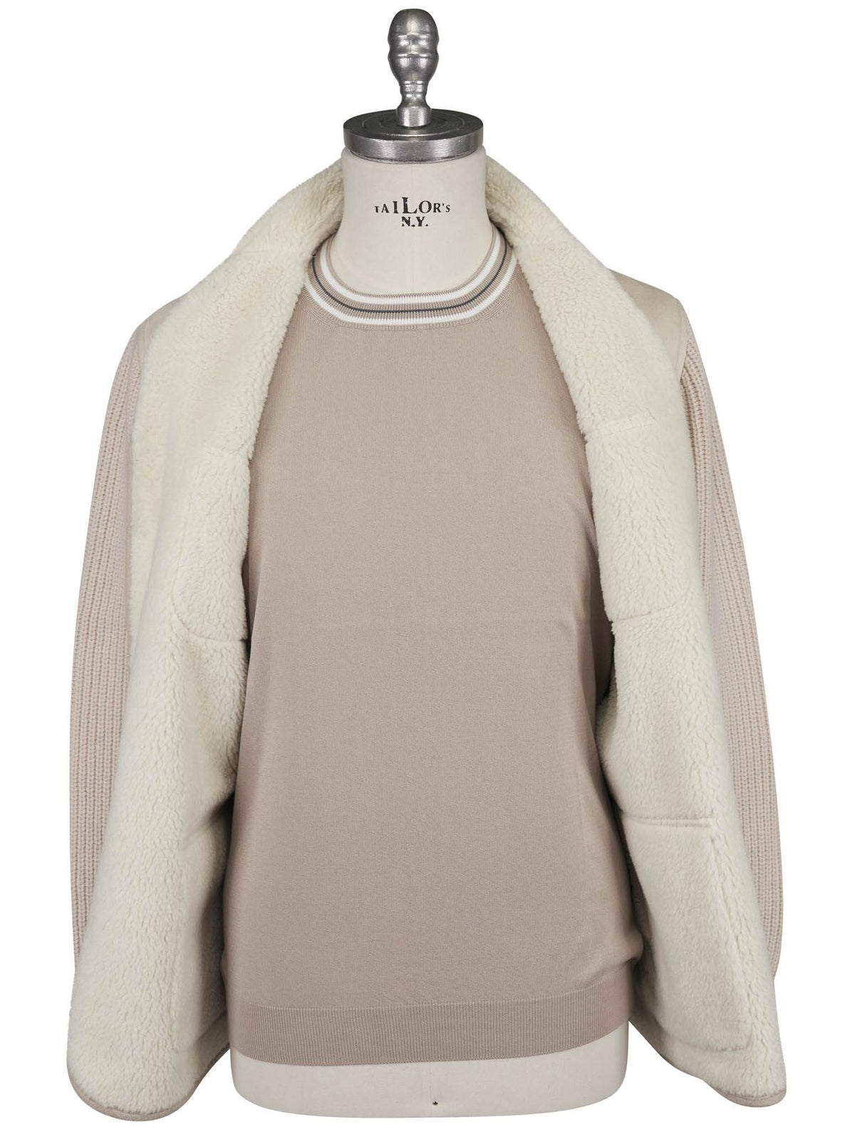 Gran Sasso Beige Virgin Wool Coat