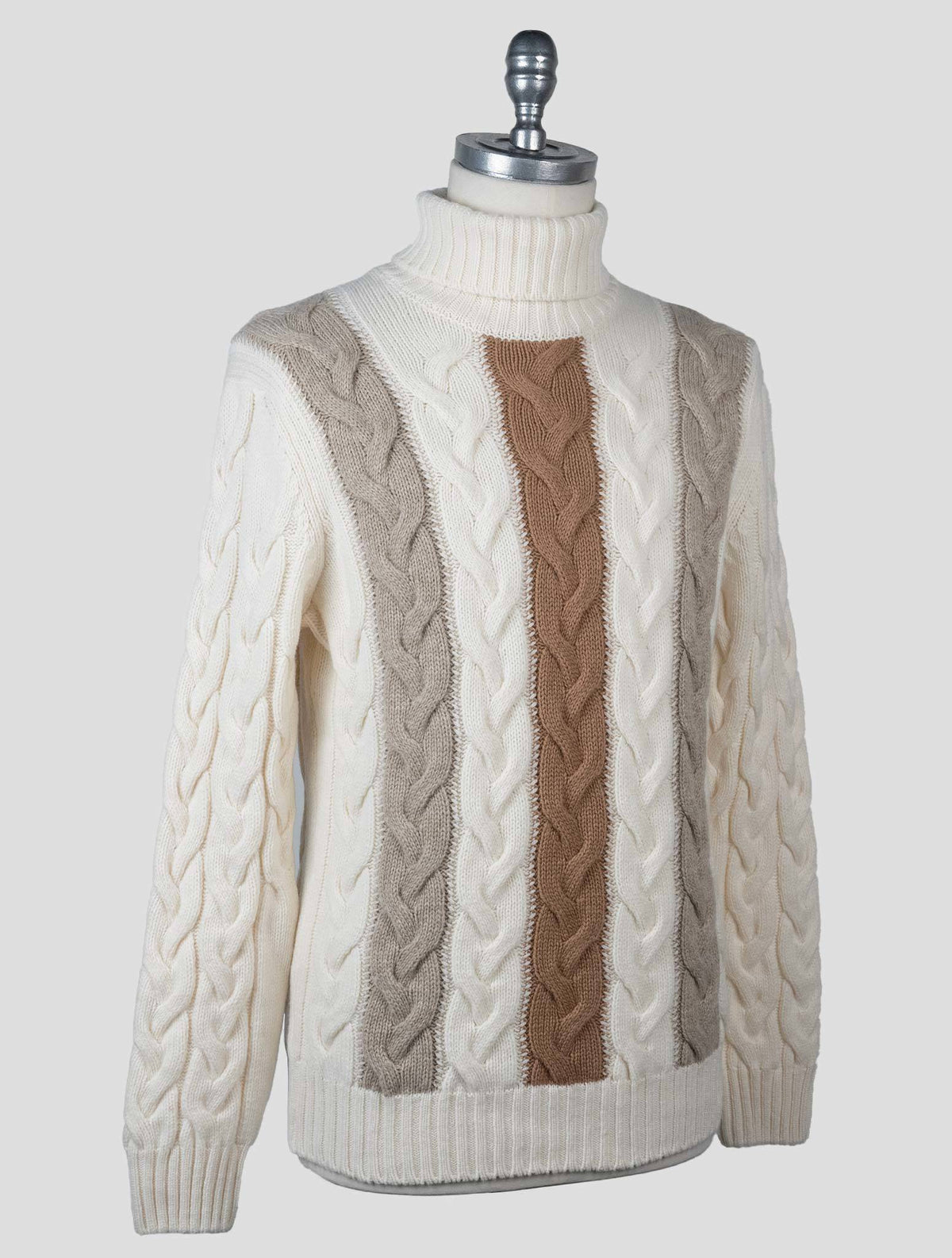 Gran Sasso Gran Sasso Multicolor Virgin Wool Sweater Turtleneck Multicolor 001