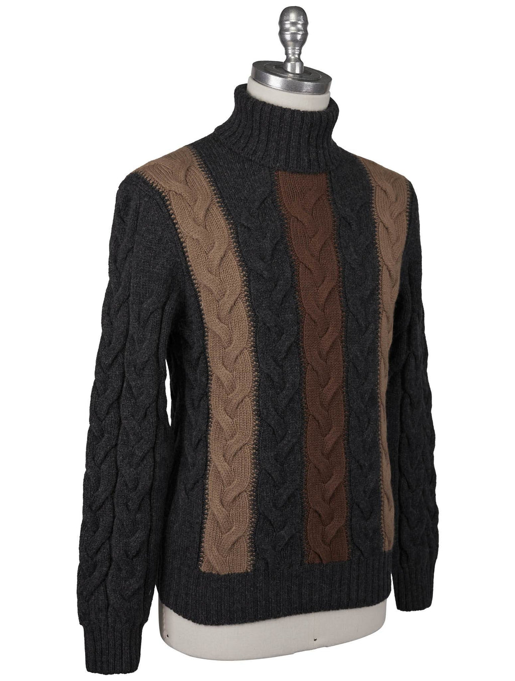 Gran Sasso Gran Sasso Multicolor Virgin Wool Sweater Turtleneck Multicolor 001