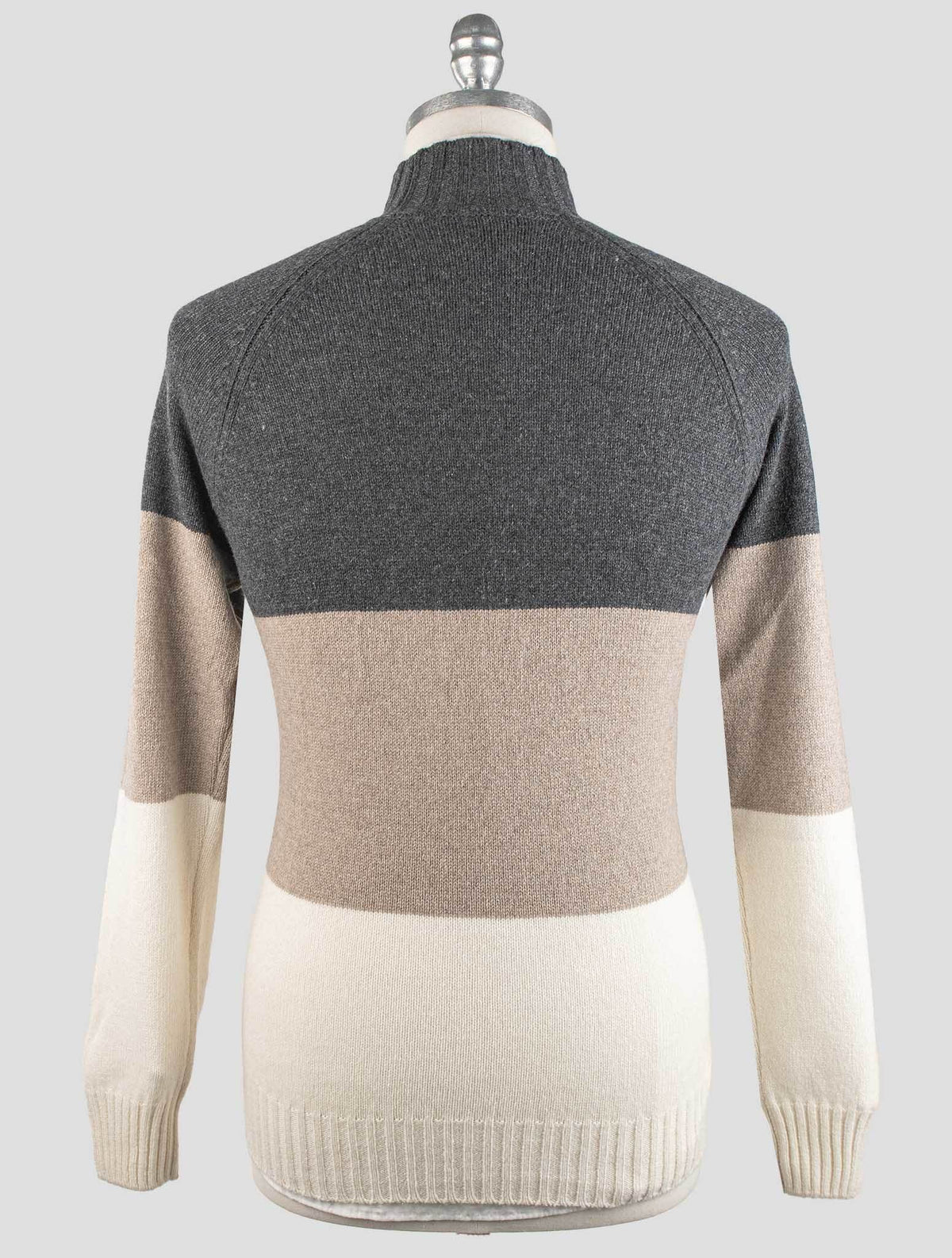 Gran Sasso Multicolor Cashmere Sweater Half Neck