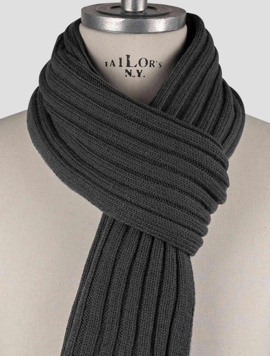 Gran Sasso Gran Sasso Gray Cashmere Scarves Gray 001