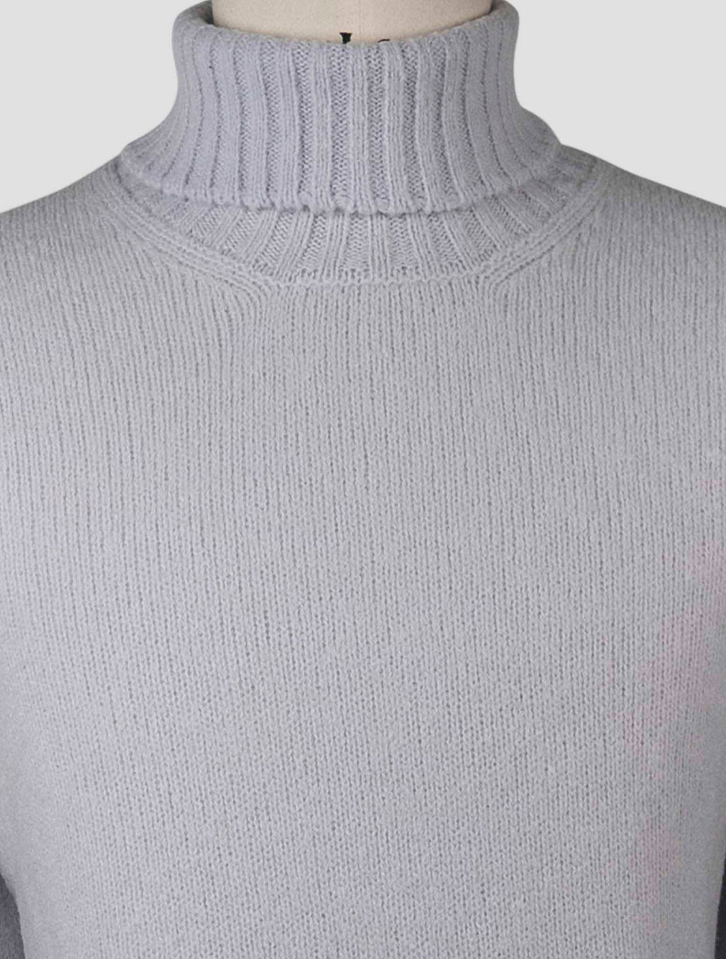 Gran Sasso Gray Virgin Wool Pa Sweater Turtleneck