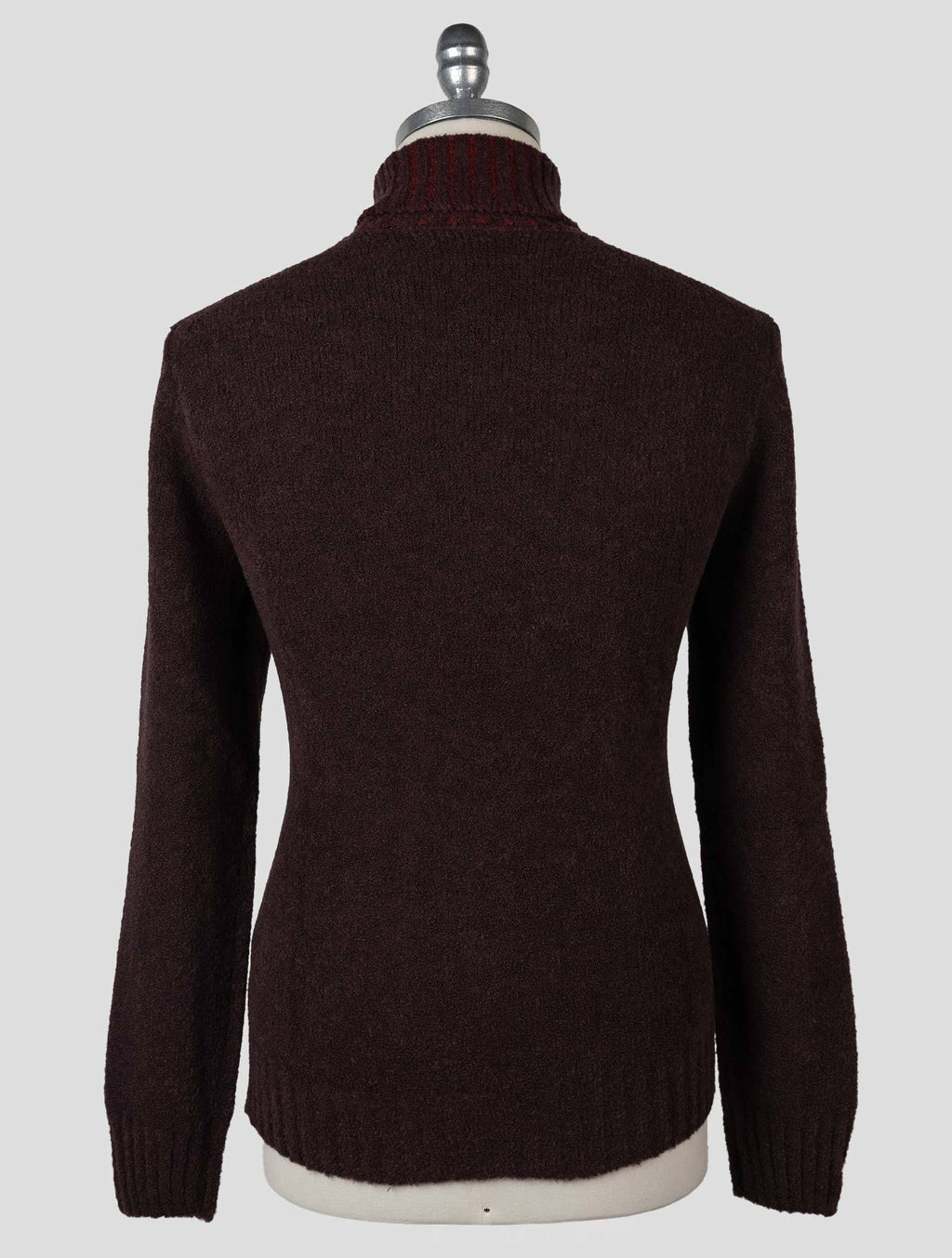 Gran Sasso Brown Virgin Wool Pa Sweater Turtleneck