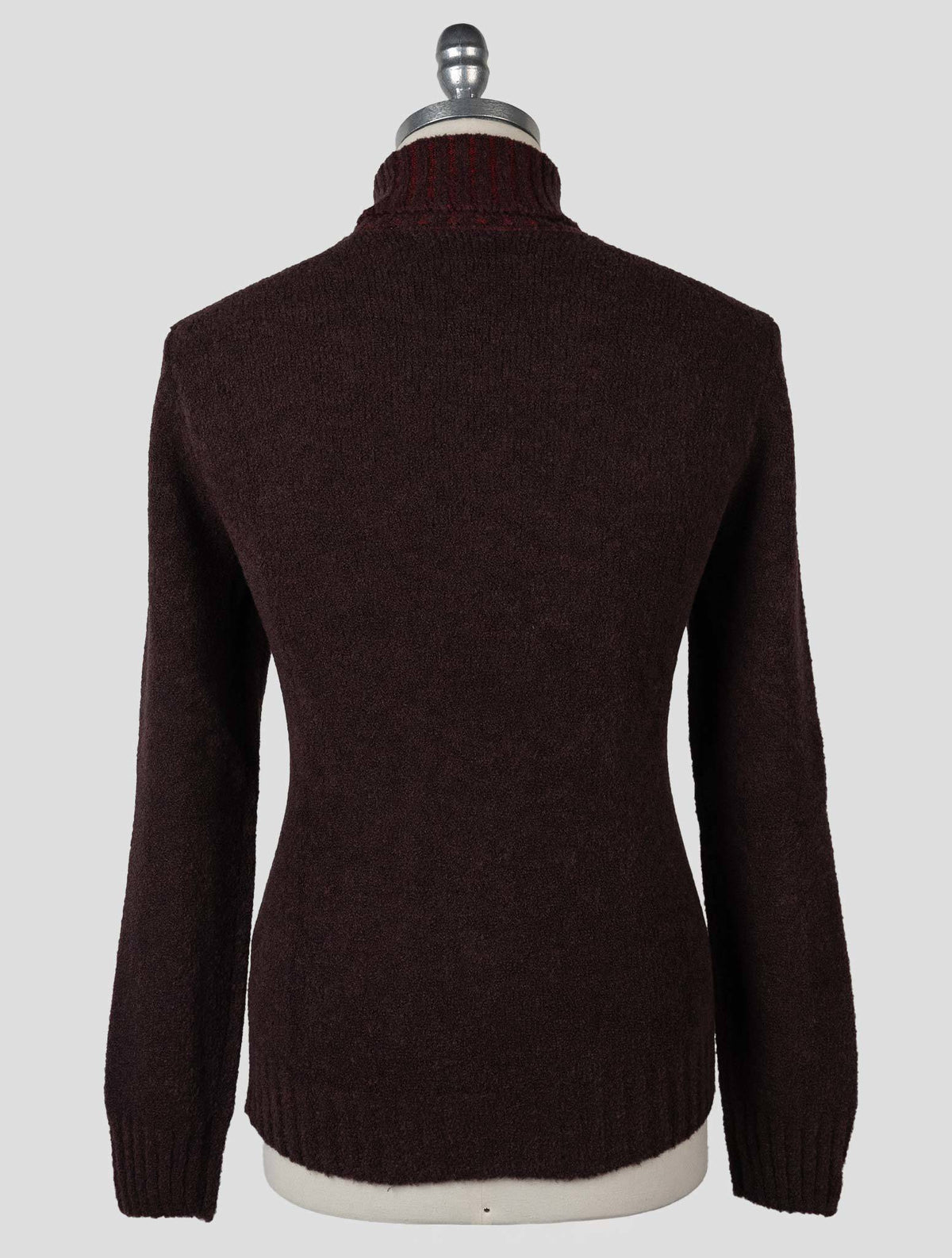Gran Sasso Brown Virgin Wool Pa Sweater Turtleneck
