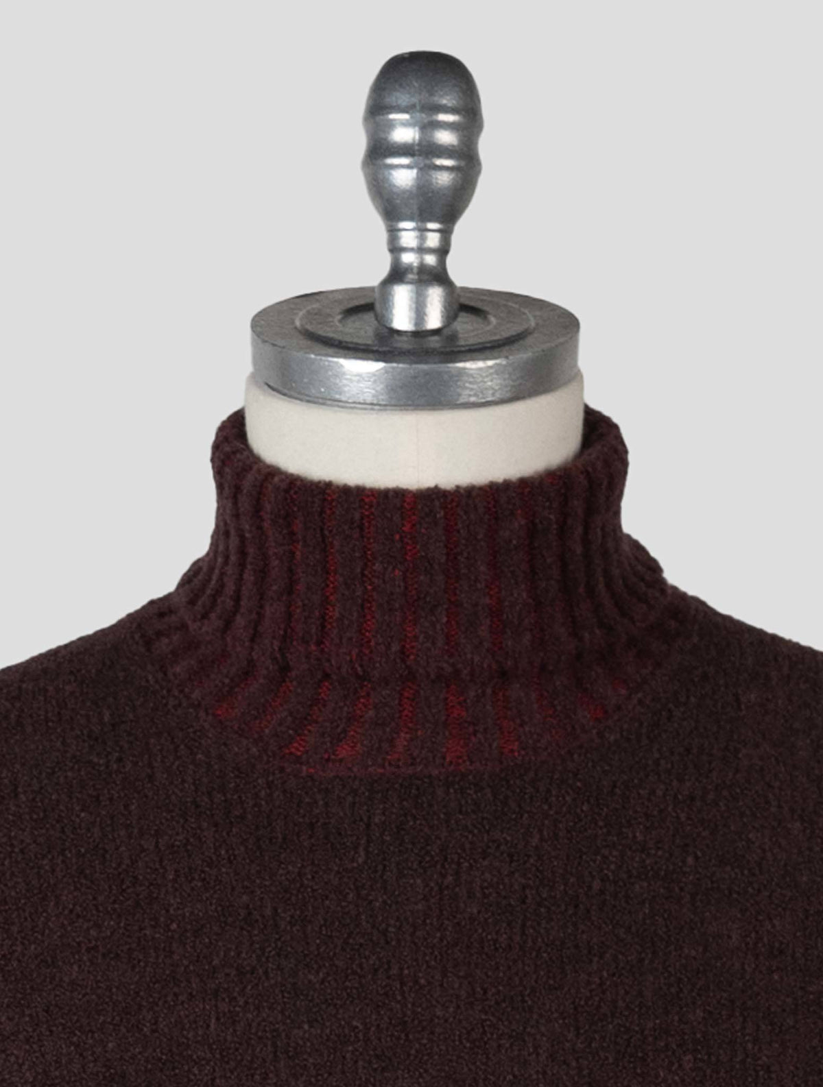 Gran Sasso Brown Virgin Wool Pa Sweater Turtleneck