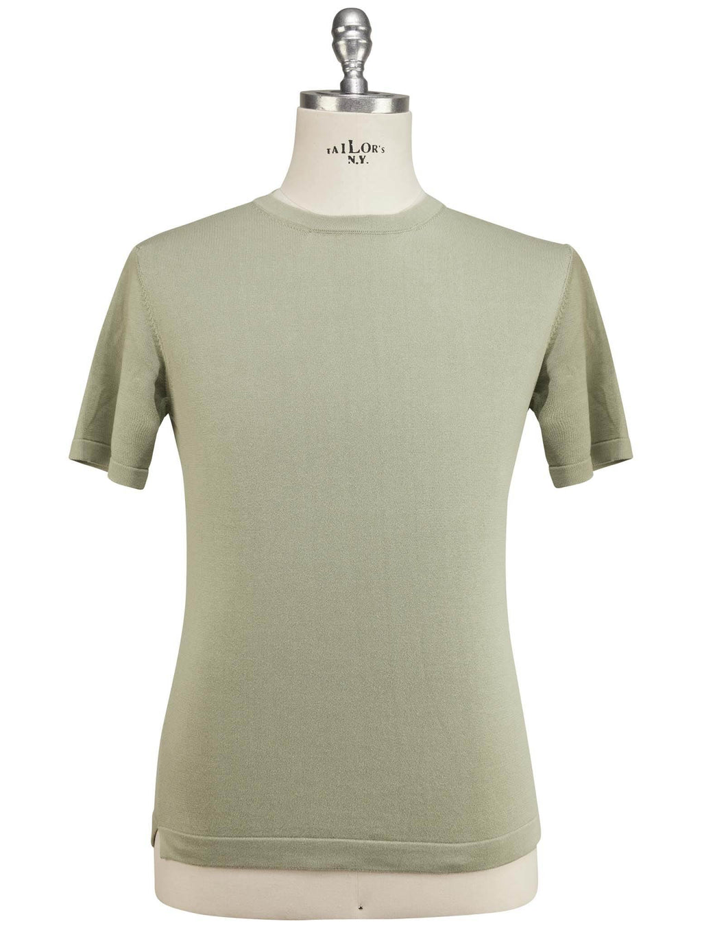 Luigi Borrelli Green Cotton T-Shirt