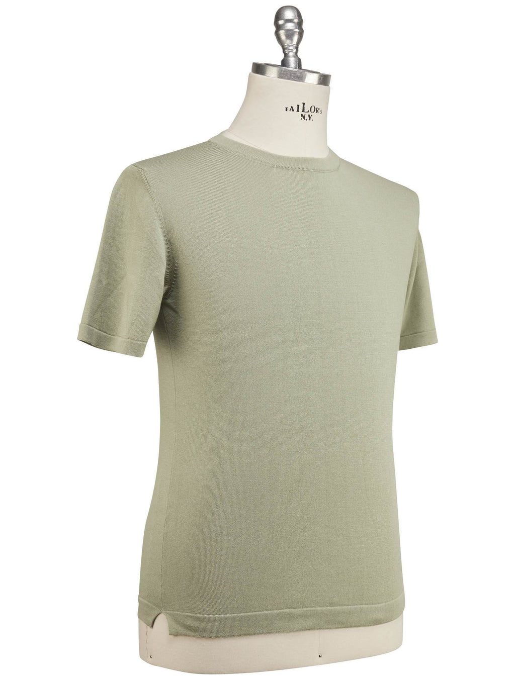 Luigi Borrelli Luigi Borrelli Green Cotton T-Shirt Green 001
