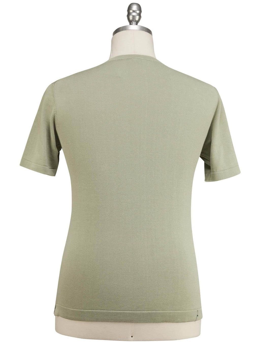 Luigi Borrelli Green Cotton T-Shirt