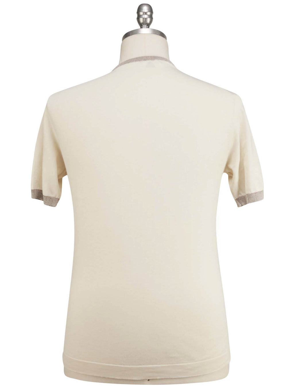 Luigi Borrelli Beige Cotton T-Shirt