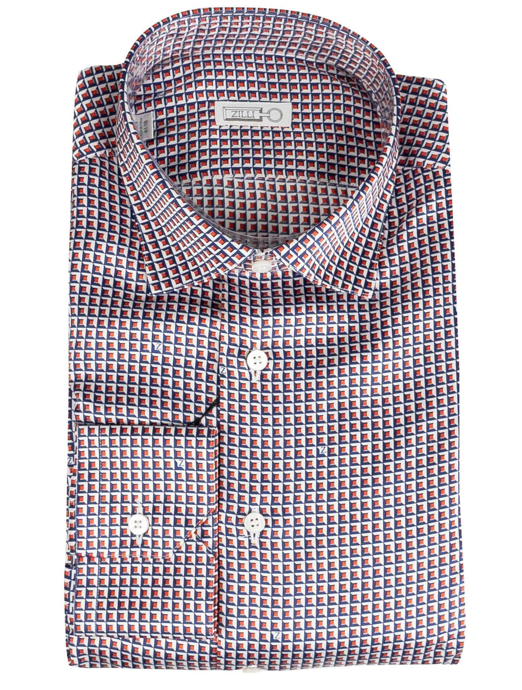 Zilli Multicolor Silk Shirt Mod. Ian