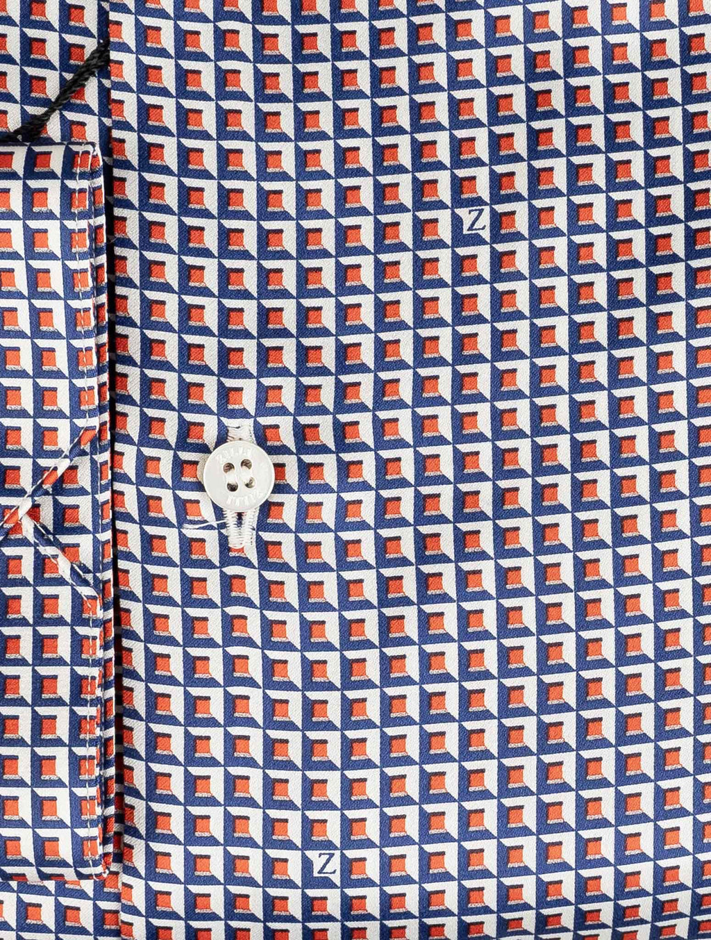 Zilli Multicolor Silk Shirt Mod. Ian