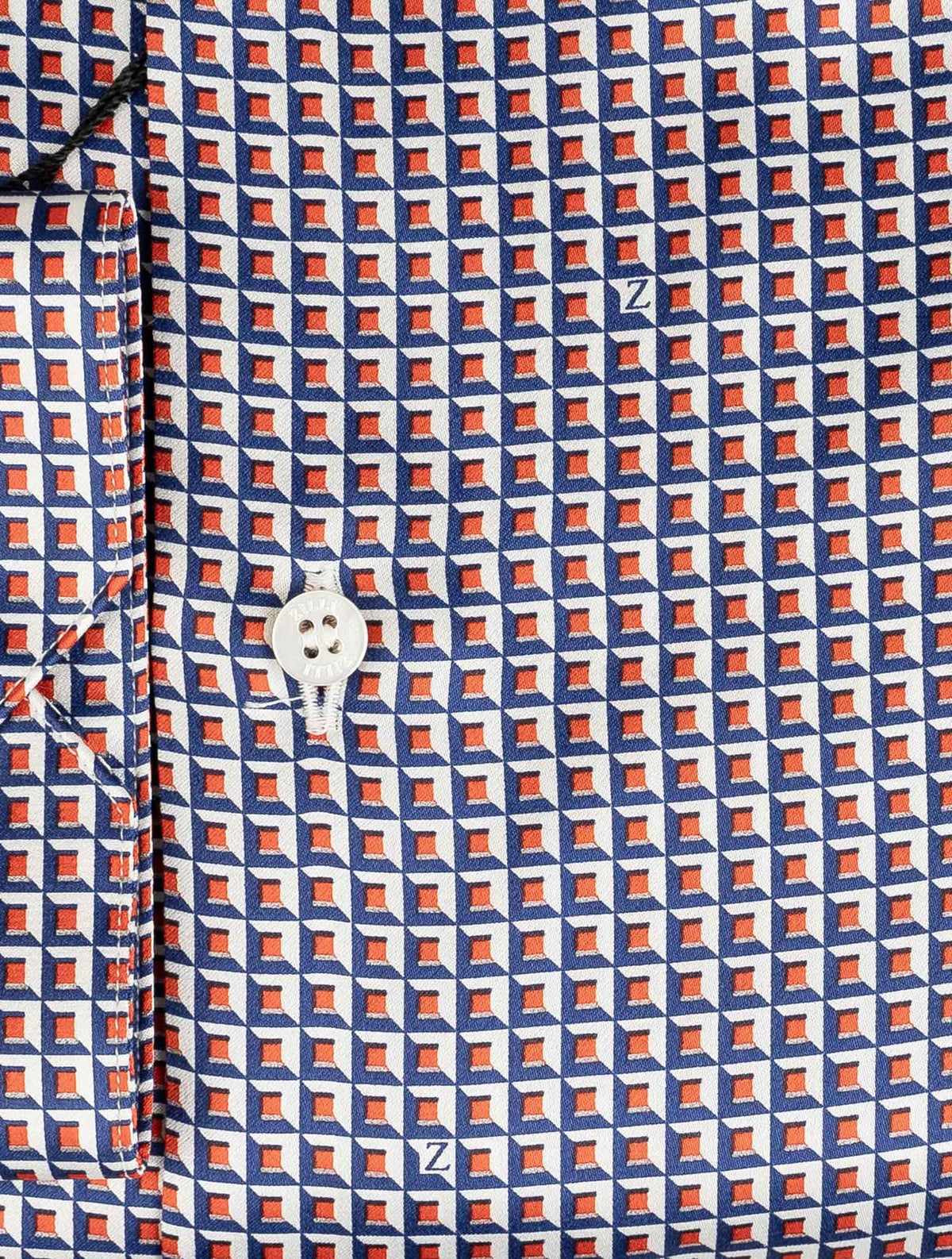 Zilli Multicolor Silk Shirt Mod. Ian