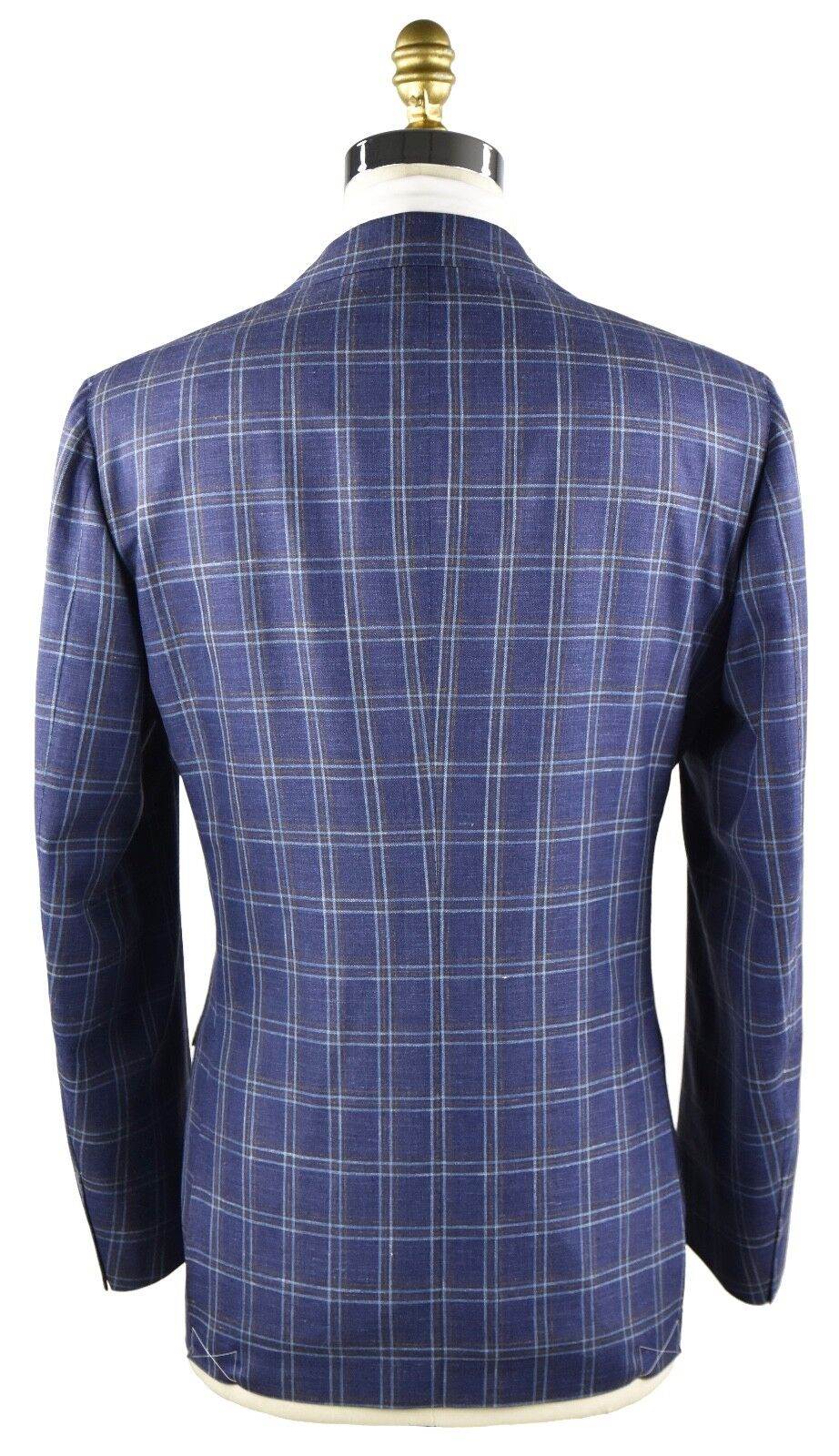 CESARE ATTOLINI Multicolor Wool Silk Linen Blazer