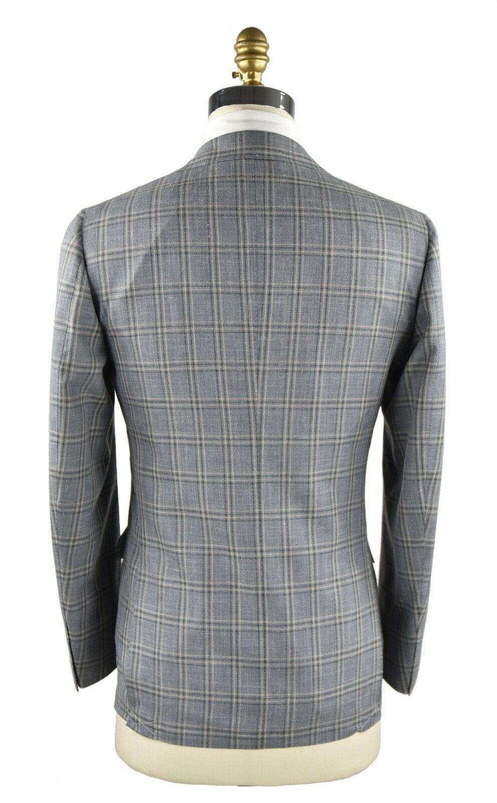 CESARE ATTOLINI Multicolor Wool Silk Linen Blazer