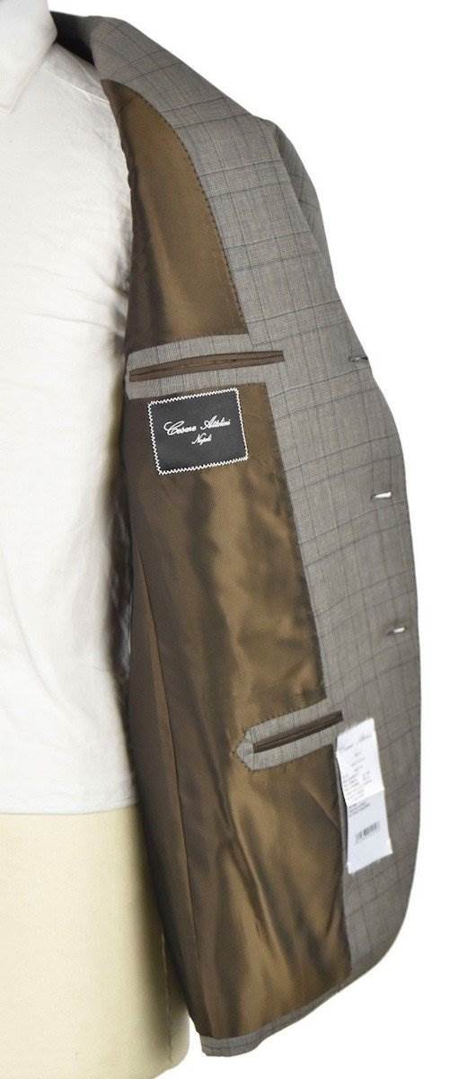 CESARE ATTOLINI Brown Wool 160's Suit