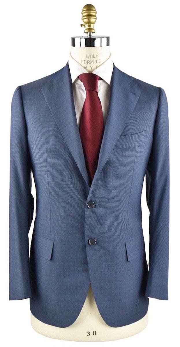 Cesare Attolini CESARE ATTOLINI Light Blue Wool 140's Suit Light Blue 000