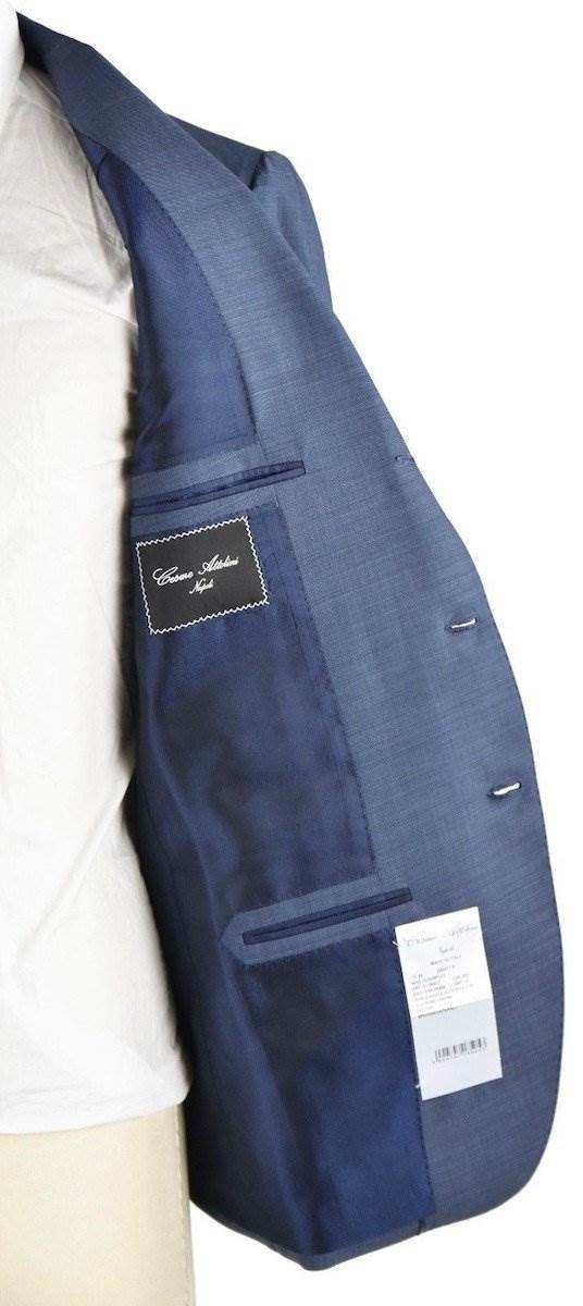 CESARE ATTOLINI Light Blue Wool 140's Suit
