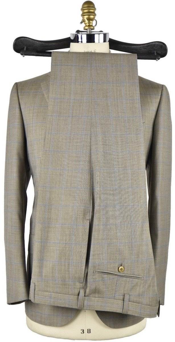 CESARE ATTOLINI Brown Wool 130's Suit
