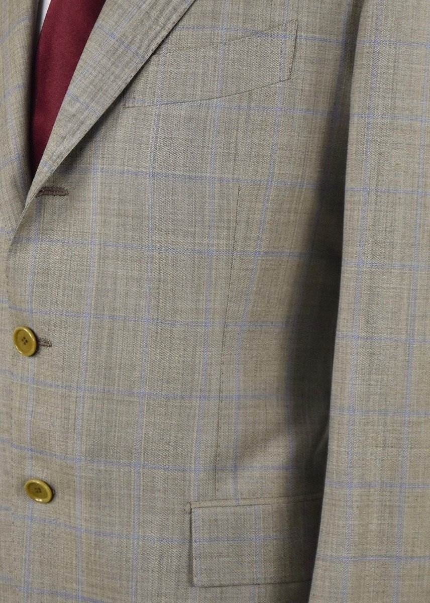 CESARE ATTOLINI Brown Wool 130's Suit