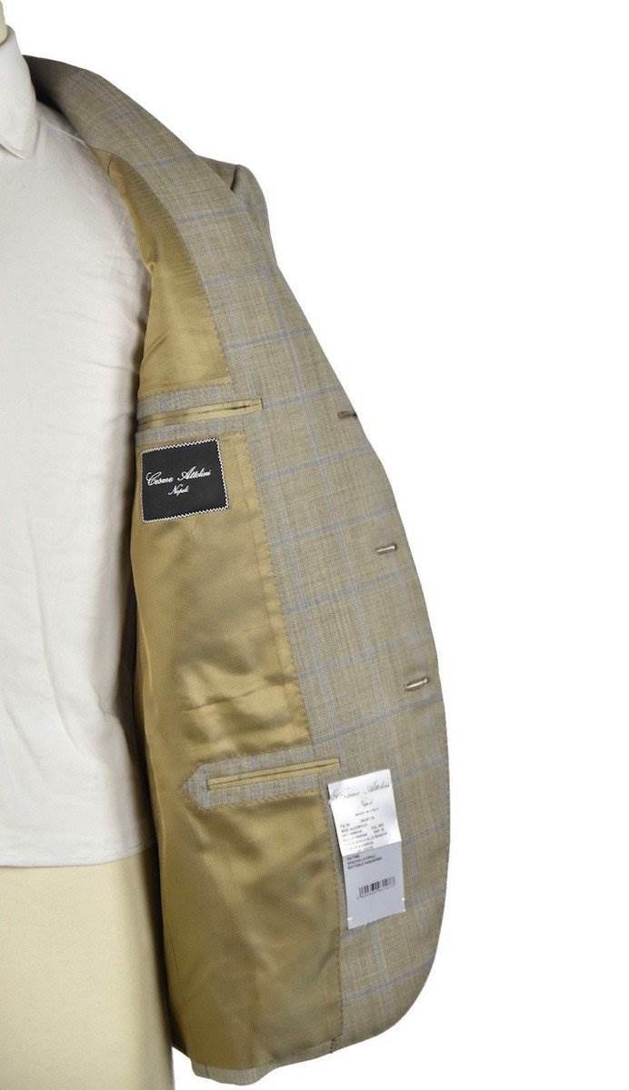 CESARE ATTOLINI Brown Wool 130's Suit