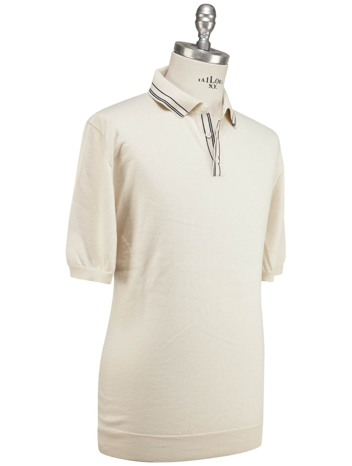Luigi Borrelli Luigi Borrelli Beige Cotton Polo Beige 001