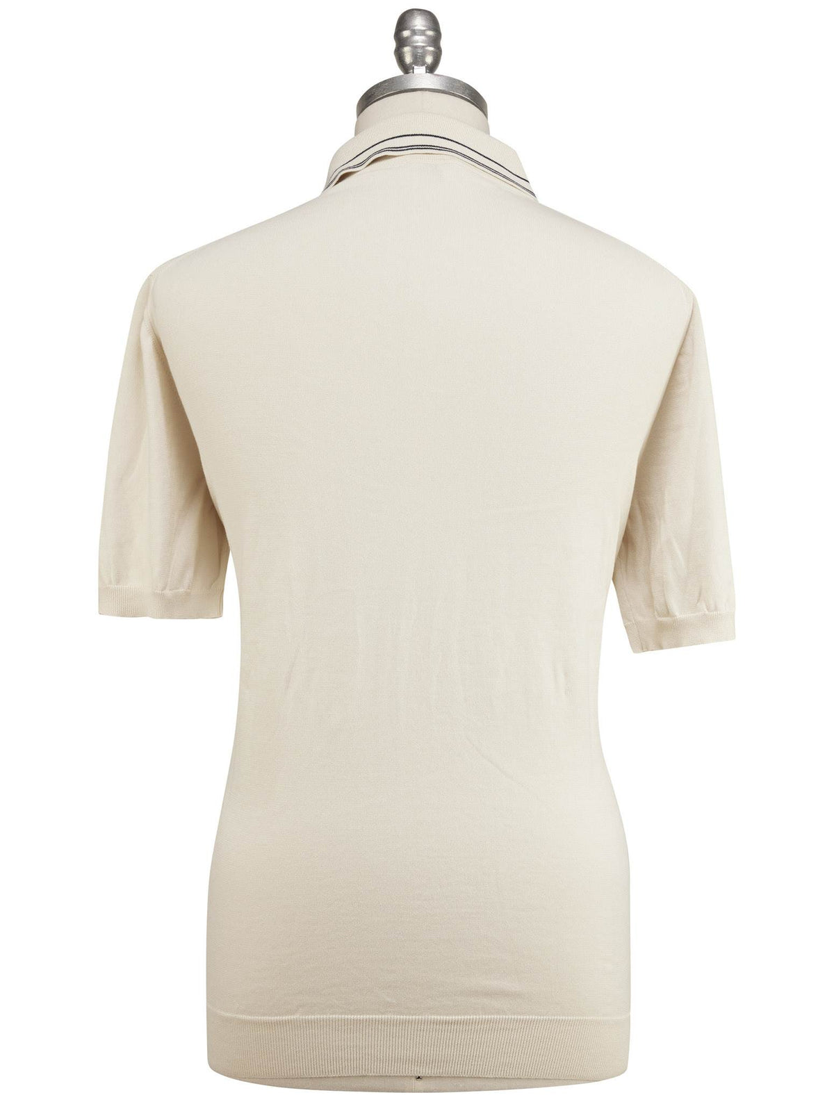 Luigi Borrelli Beige Cotton Polo
