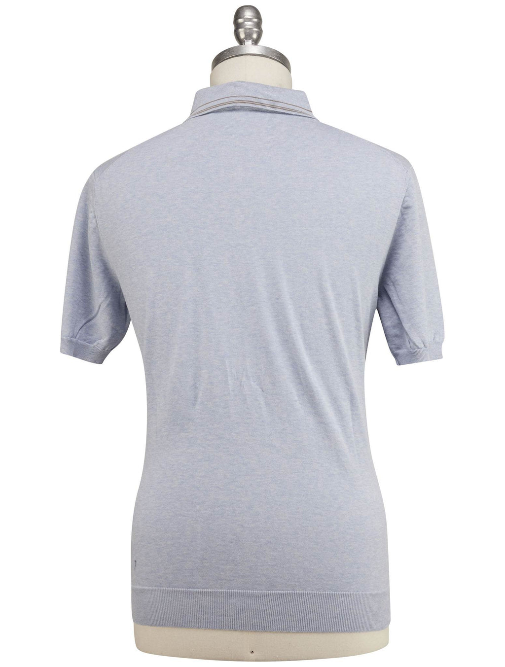 Luigi Borrelli Light Blue Cotton Polo