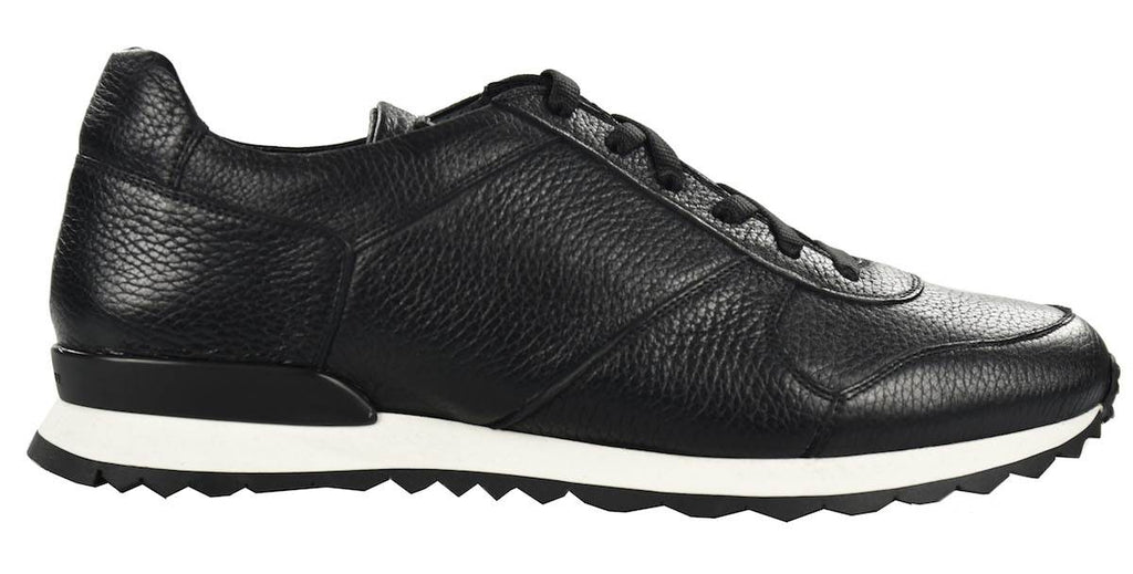 KITON Black Leather Shoes
