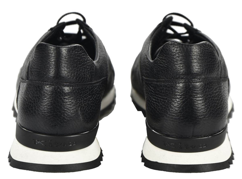KITON Black Leather Shoes